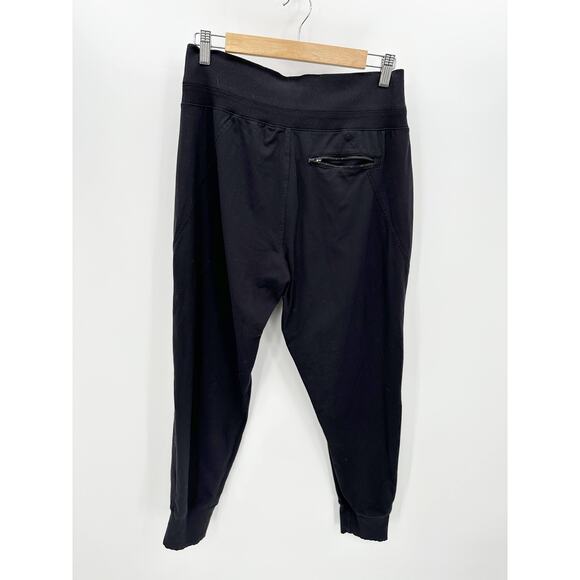 Athleta High Waist Venice Jogger Stretch Black Women's Size Medium - Picture 2 of 7